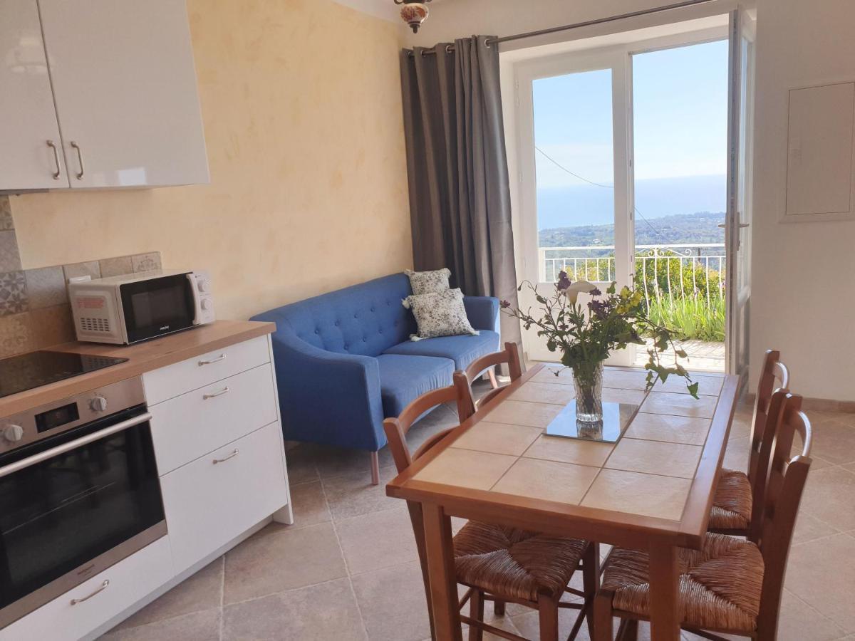 Appartement A Caserella entièrement rénové avec terrasse et vue panoramique sur mer Valle-di-Campoloro Extérieur photo