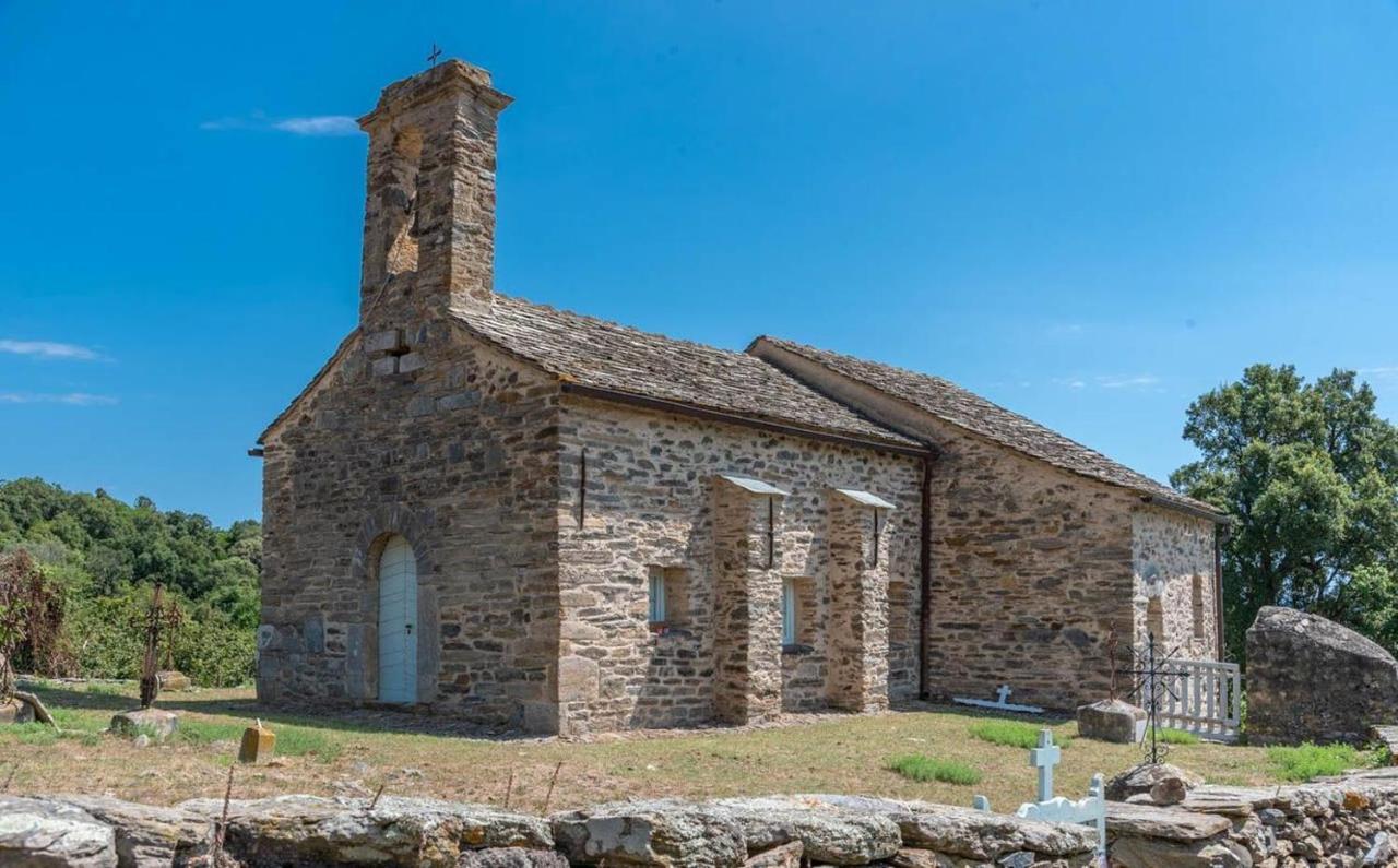 Appartement A Caserella entièrement rénové avec terrasse et vue panoramique sur mer Valle-di-Campoloro Extérieur photo